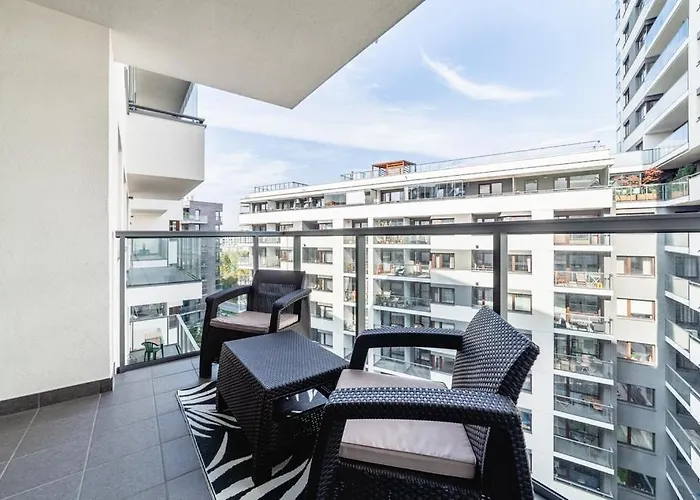 Luksusowy Centrum Warszawy Z Tarasem Apartman